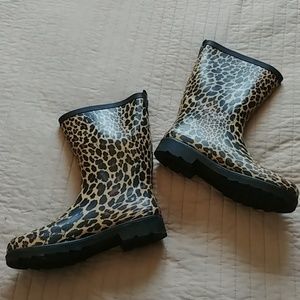 Chooka Rainboots leopard print